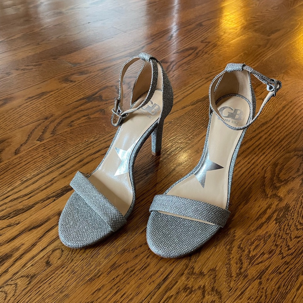 Gianni Bini silver heels- absolutely gorgeous!!!
